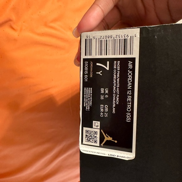 2019
Air Jordan 12 Retro GS 'Sunrise' SZ:7 - Picture 2 of 7